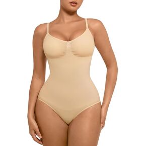 FeelinGirl Shapewear Bodysuits for Women Tummy Control Seamless Sculpting Body Shaper