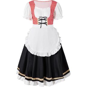 Oktoberfest Costume Women Halloween Dirndl Dresses German Dresses For Festival Bavarian Beer Carnival Costume