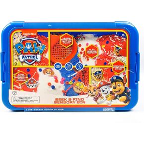 Official Bluey Seek & Find Sensory Bin, Ready-to-Use Sensory Toys, Sensory Bin for Kids with Lid, Play Sand, Scoops & Tongs, Exclusive Bluey Toys, Sensory Toys for Toddlers 3-4