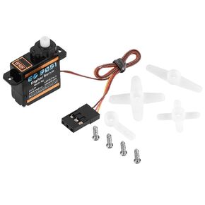 Servo Motor,0.8kg Torque RC Digital Micro Servo for 3D F3P RC Airplane