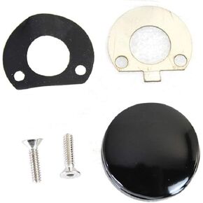 Gloss Black Fork Lock Cover for Harley-Davidson Road King Models 1994-Later
