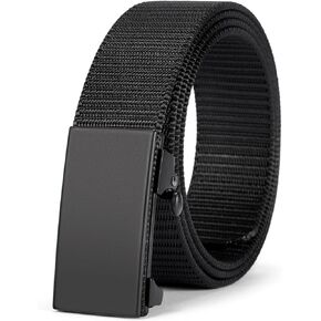BOSTANTEN Ratchet Web Belt Men, Nylon Golf Adjustable Belt for Men Work Men's Belt with Casual Tactical Pants