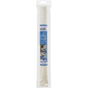 Essentials By Leisure Arts Aida Cloth, 18 Count, 15" x 18", Antique White Cross Stitch Fabric for Embroidery, Cross Stitch, Machine Embroidery and Needle Work