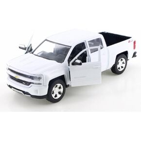 2017 Silverado 1500 LT Z71 Crew Cab Truck, White 71348WT - 1/27 Scale Diecast Car in Kuwait