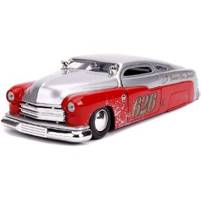 Jada Bigtime Muscle 1:24 1951 Mercury Coupe Die-cast Car Red, Toys for Kids and Adults