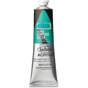 Holbein - Artist Heavy Body Acrylic - 60ml Tube - Compose Green