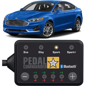 PEDAL COMMANDER for Ford Fusion 2011-2024 Throttle Response Controller Fits: 1st, 2nd Gen, S, SE, SEL, Titanium, Sport, 1.5L 1.6L 2.0L 2.3L 2.5L 2.7L 3.0L Ford Fusion Accessories