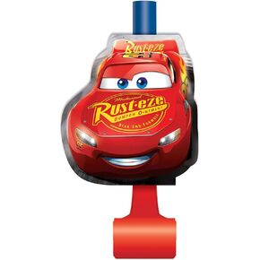 Disney Cars 3 Movie Blowouts (Pack of 8) - Vibrant, Colorful & Sturdy - Perfect for Themed Birthday Parties & Celebrations