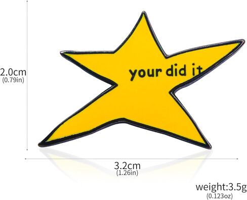 Your Did It Meme Pins - Star Enamel Pins Funny Badge Brooches Jewelry Accessories - Gifts For Friends in Saudi Arabia