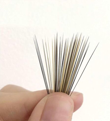 500 قطعة من شعيرات الحيوانات المحشوة للتلبيد بالإبر اليدوية، متوفرة في زجاجات صغيرة فردية، 250 شعيرات حيوانات محشوة باللونين الأسود والبني، ملحقات يمكنك صنعها بنفسك in Kuwait