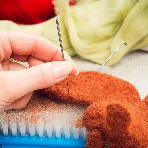 Ruiwaer 50 قطعة 80 مم مجموعة إبر التلبيد DIY مجموعة أدوات التلبيد المصنوعة يدويًا مجموعة أدوات التلبيد اليدوية مجموعة أدوات التلبيد إبر التلبيد DIY دبوس الصوف in Saudi Arabia