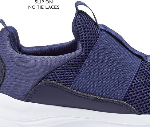 Avia Avi-Play Slip On Boys and Girls Sneakers - Lightweight Tennis, Athletic, No Tie Girls and Boys Shoes - Little and Big Kids Tennis Shoes Size 11-7 - Black, Navy Blue, Grey, White, Pink or Purple in Saudi Arabia