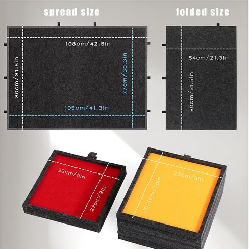 لوحة ألغاز قابلة للإمالة من Lavievert مكونة من 2000 قطعة مع 8 أدراج ملونة وغطاء، لوحة ألغاز من اللباد خفيفة الوزن قابلة للتعديل مع حامل مدمج، طاولة أحجية الصور المقطوعة قابلة للطي والمحمولة مع مساحة تخزين للبالغين in Kuwait