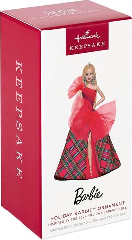 Hallmark Keepsake Christmas Ornament 2024, 2024 Holiday Barbie, Gifts for Her in Saudi Arabia