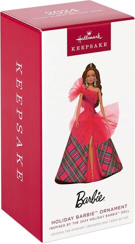 Hallmark Keepsake Christmas Ornament 2024, 2024 Holiday Barbie, Gifts for Her in Saudi Arabia