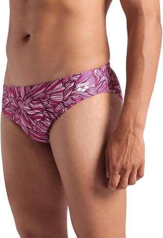 ARENA Men's Performance Breast Cancer Awareness Collection Pink Dahlia Swim Briefs in Saudi Arabia