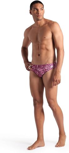 ARENA Men's Performance Breast Cancer Awareness Collection Pink Dahlia Swim Briefs in Saudi Arabia
