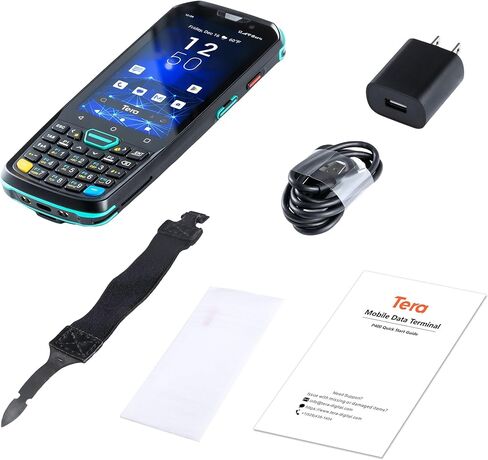 Tera Android 11 ماسح الباركود PDA: محرك المسح HS7 26 مفتاحًا IP67 متين 4+64 جيجابايت بطارية 5100 مللي أمبير في الساعة QC 3.0 شحن سريع 4 بوصة شاشة تعمل باللمس محطة متنقلة للماسح الضوئي لجرد المستودعات P400 in Kuwait