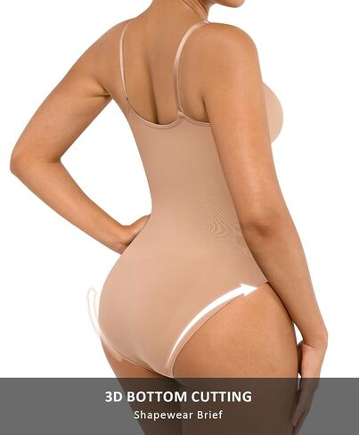 FeelinGirl Shapewear Bodysuits for Women Tummy Control Seamless Sculpting Body Shaper in Saudi Arabia