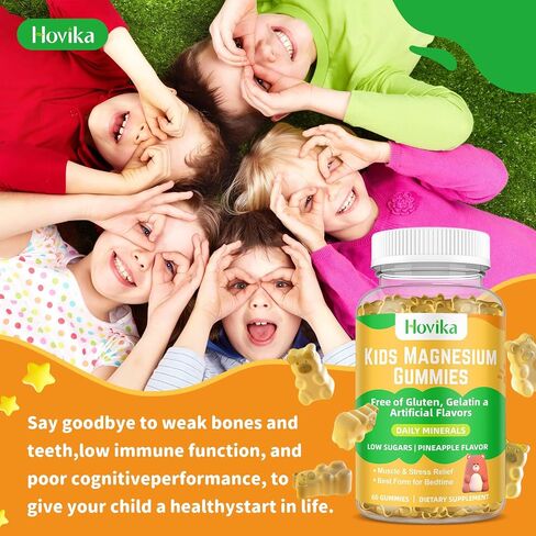 Magnesium Complex Gummies- Calm Chewable Gummies for Kids & Adults- Magnesium Glycinate, Citrate Supplement-w/Prebiotic, Zinc- Support Calm Stress Relief, Immunity & Digestive Health, 60 Gummies in Saudi Arabia