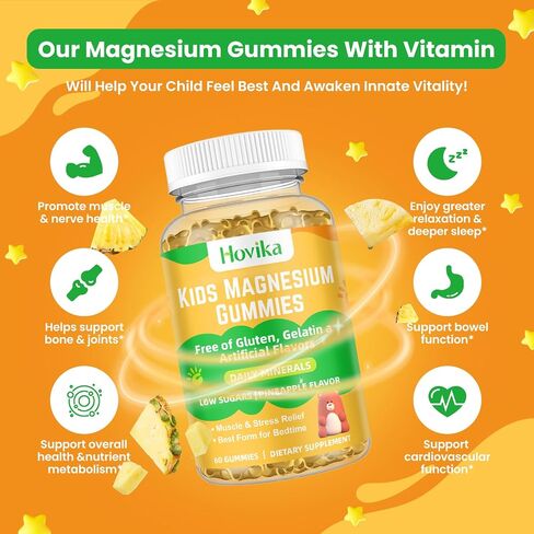 Magnesium Complex Gummies- Calm Chewable Gummies for Kids & Adults- Magnesium Glycinate, Citrate Supplement-w/Prebiotic, Zinc- Support Calm Stress Relief, Immunity & Digestive Health, 60 Gummies in Saudi Arabia