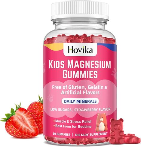 Magnesium Complex Gummies- Calm Chewable Gummies for Kids & Adults- Magnesium Glycinate, Citrate Supplement-w/Prebiotic, Zinc- Support Calm Stress Relief, Immunity & Digestive Health, 60 Gummies in Saudi Arabia