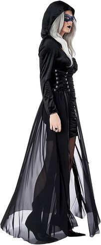 Witch Dress for Women, Medieval Gothic Corset Mini Dresses Halloween Cosplay Costume in Saudi Arabia