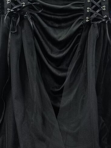 Witch Dress for Women, Medieval Gothic Corset Mini Dresses Halloween Cosplay Costume in Saudi Arabia
