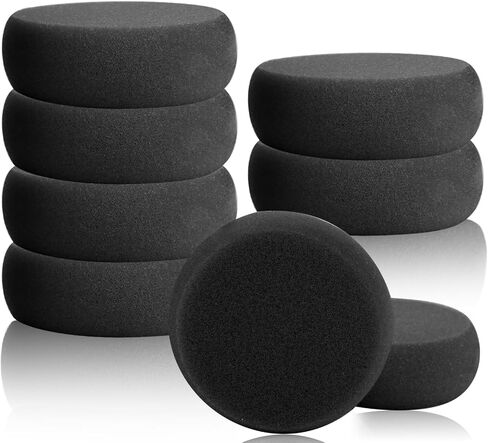 6 Pcs Pottery Sponges, Round Painting Sponge 3inch Black Artist Sponges Craft Clay Sponge Watercolor Sponges for Face Painting Pottery Ceramics Art Crafts in Saudi Arabia