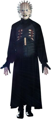 Ghoulish Productions Pinhead Deluxe Mask, Deluxe Pinhead Latex Mask. Hellraiser's Pinhead Deluxe Latex Mask. Deluxe Cenobite Mask for Men. Hellraiser Inferno Line. Adult Mask One size latex mask in Saudi Arabia