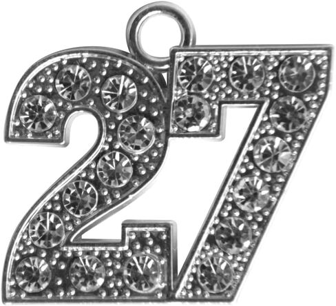 Endea Graduation Tassel Bling Charm Silver Date Drop Year (Silver, 2025) in Saudi Arabia