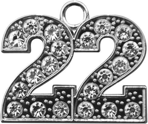 Endea Graduation Tassel Bling Charm Silver Date Drop Year (Silver, 2025) in Saudi Arabia