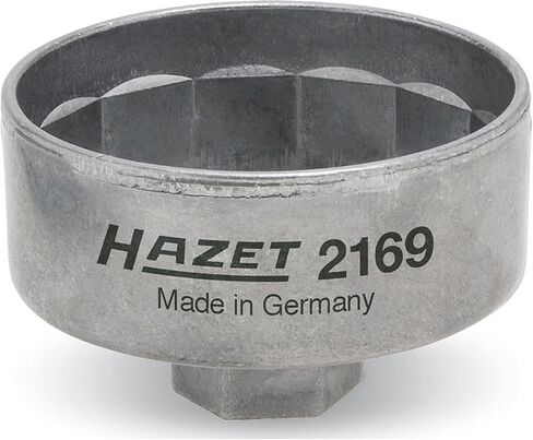 Hazet 2169 Oil Filter Socket - 14-Flute, 74.4mm in Saudi Arabia