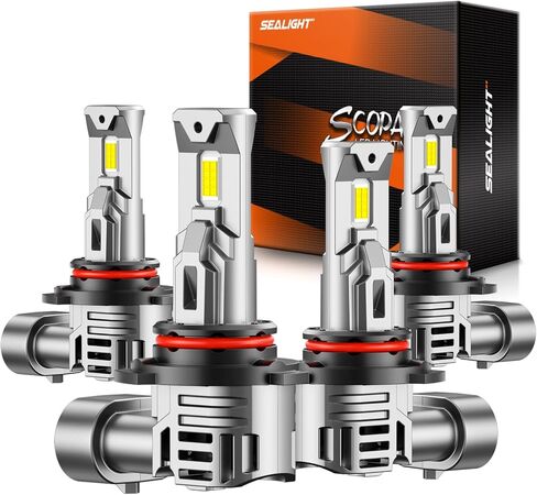 SEALIGHT 9004 HB1 Bulb compatible 9004 for Fog Light and Powersports, 24000 Lumens 6500K White Light, Plug and Play, 2 Pack in Saudi Arabia