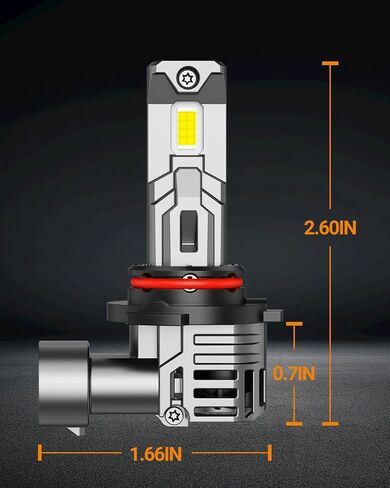 SEALIGHT 9004 HB1 Bulb compatible 9004 for Fog Light and Powersports, 24000 Lumens 6500K White Light, Plug and Play, 2 Pack in Saudi Arabia
