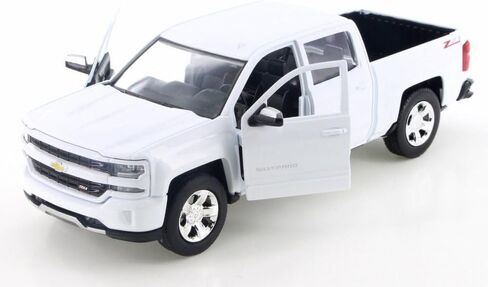 2017 Silverado 1500 LT Z71 Crew Cab Truck, White 71348WT - 1/27 Scale Diecast Car in Kuwait