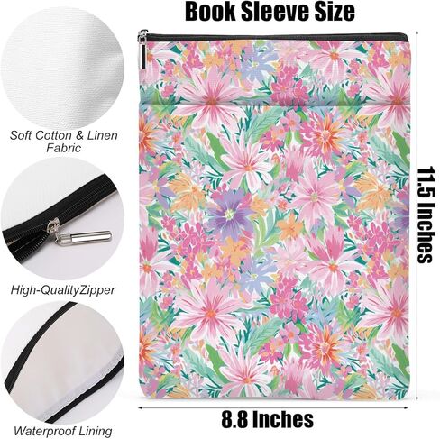 غلاف كتاب حيوان لطيف، أغلفة الكتب للأغلفة الورقية، حامي كتاب الحقيبة لحيوانات الغابة، هدايا لمحبي الكتب للنساء والفتيات ابنة، ملحقات الكتب، هدايا نادي الكتب، هدايا عيد الميلاد in Kuwait