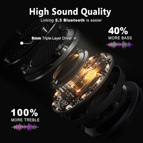 سماعات أذن لمترجم اللغة، جهاز ترجمة فوري ثنائي الاتجاه مع 144 لغة، ترجمة صوتية عبر الإنترنت عبر البلوتوث، دقة عالية، رد فعل سريع وتقليل الضوضاء (أسود) in Kuwait