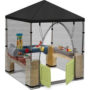 غطاء مظلة للأماكن الخارجية مناسب لمسرح ستيب 2 - جيد التهوية وغير خانق، مقاوم للرياح، محمي من الأشعة فوق البنفسجية - قماش أكسفورد مقاوم للماء 420D - غطاء سقف لبيت لعب الأطفال in Kuwait