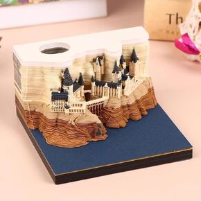 3D Time Piece Calendar, 2025 Desk Calendar With LED Light, 3d Memo Pad Creative Desk Calendar, Christmas Gift for Colleague Friend, Desktop Decoration