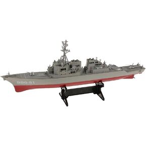 1:350 Scale Plastic Model USS Burke DDG-51 Collectible Gift for Kids and Adults