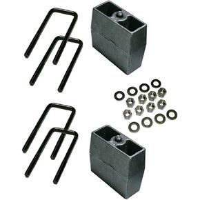 Superlift 5" Block Kit for GM 2500 | Rear Lift Blocks, U-Bolts, & Hardware | 3459 | Fits 1988-1998 GM 2500 4WD