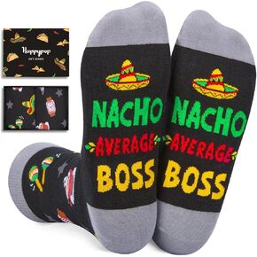 أفكار جوارب HAPPYPOP Boss Gifts - هدايا Boss للرجال والنساء، هدايا Boss، أفضل هدايا Boss Women في العالم
