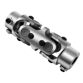 3/4" DD X 3/4" DD Double U-Joint Black Steering Shaft Universal Joint 127mm Length 35° Degree