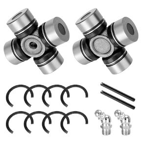 Front Prop Shaft U-Joint Front Driveshaft Compatible with Polaris ATV/UTV RZR Ranger Sportsman General OEM# 2202015 1332903 2203703 3235500 3260104 2SET