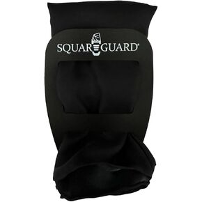 Black Pocket Square & Pocket Square Holder, Large