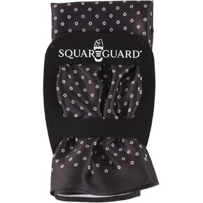 Black Polka Dot Pocket Square & Pocket Square Holder, Large in Kuwait