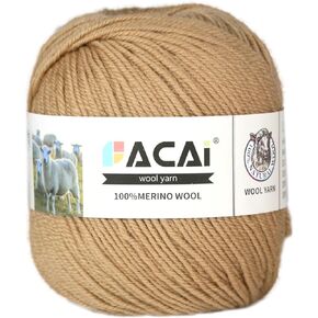 غزل صوف ميرينو من فاكاي - 100% صوف ميرينو نقي للحياكة، مجموعة كرة واحدة، 3.5 أونصة (240 ياردة)، وزن أسوأ (1، طيور النحام) in Kuwait