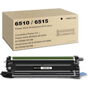 6510 6515 Black Drum Unit 108R01420 Drum Cartridge Replacement for Xerox Phaser 6510 WorkCentre 6515 Printers | 1-Pack