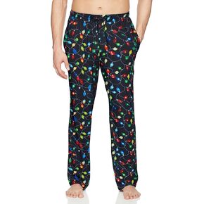 Vogseek Mens Pajama Pants Soft Sleep Lounge Pants Loose PJ Bottoms with Pockets